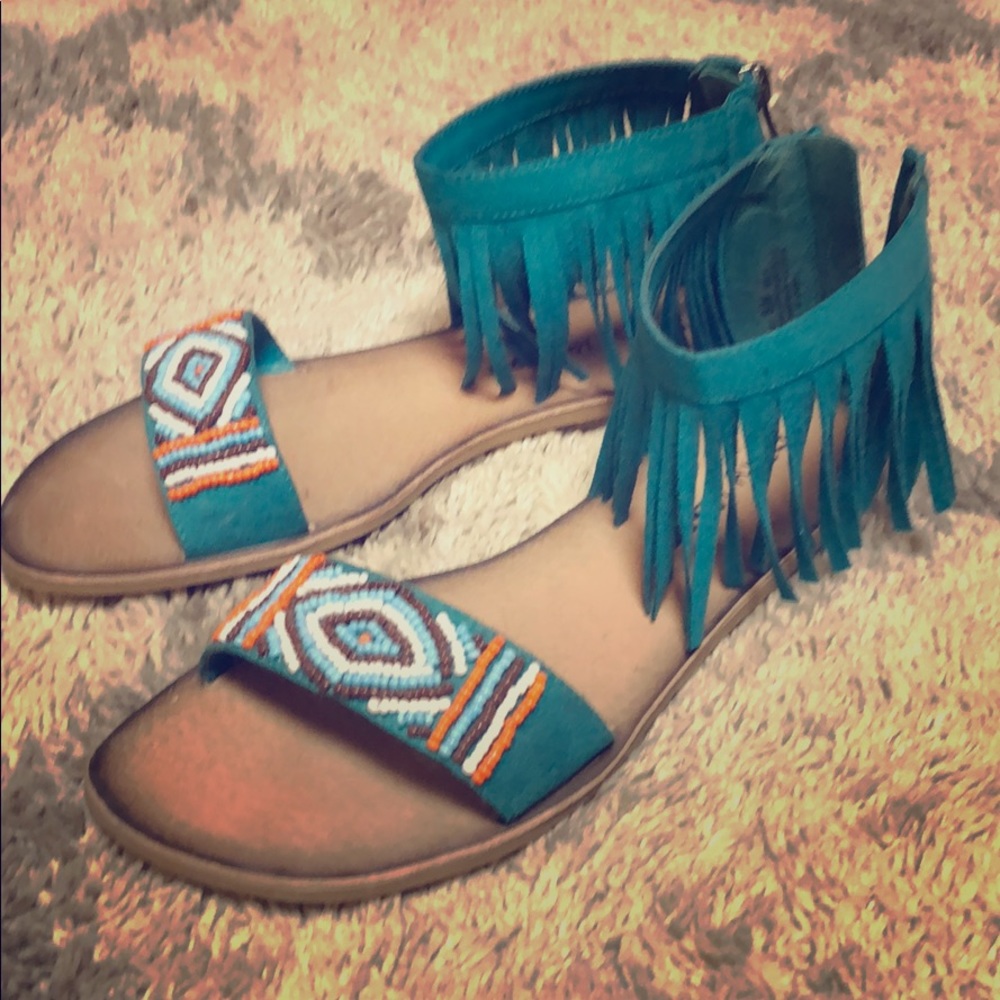 Fringe Sandals